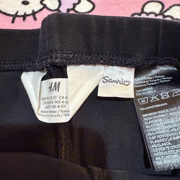 H&M Sanrio Hello Kitty Matching Leggings and Sweatshirt Size 5T - Picture 3 of 6